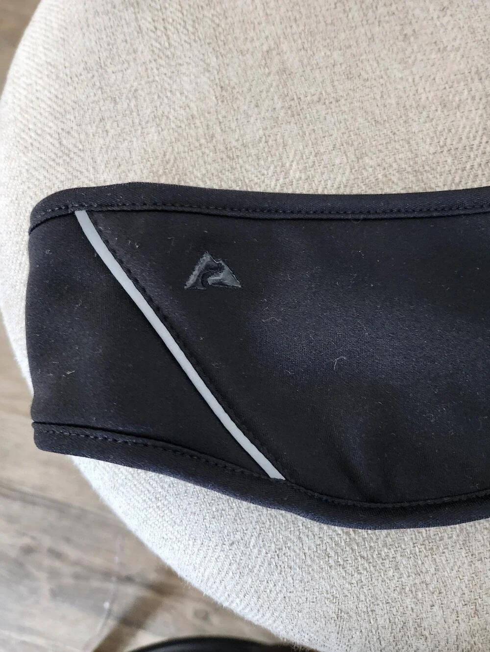 Black Fleece Ear Warmer Headband - Women